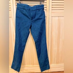 No label Bananna Republic Sloan pants size 0- blue